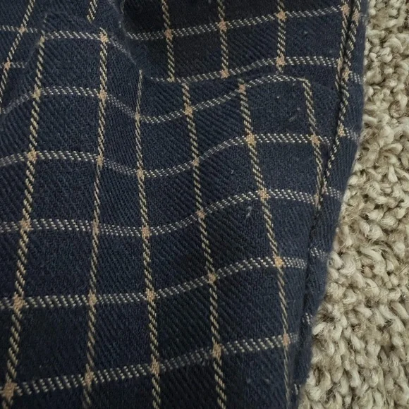 Miss Patina Navy Checkered Pinafore Dress - Picture 2 of 6